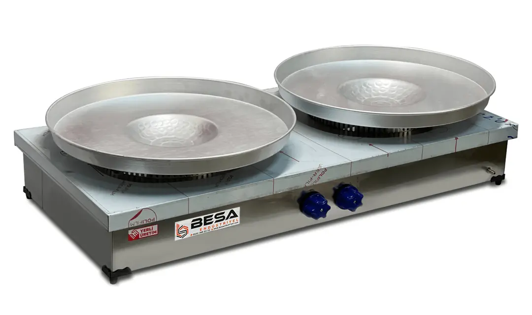 Besa 50x110 İkili Doğalgazlı Tantuni Ocağı
