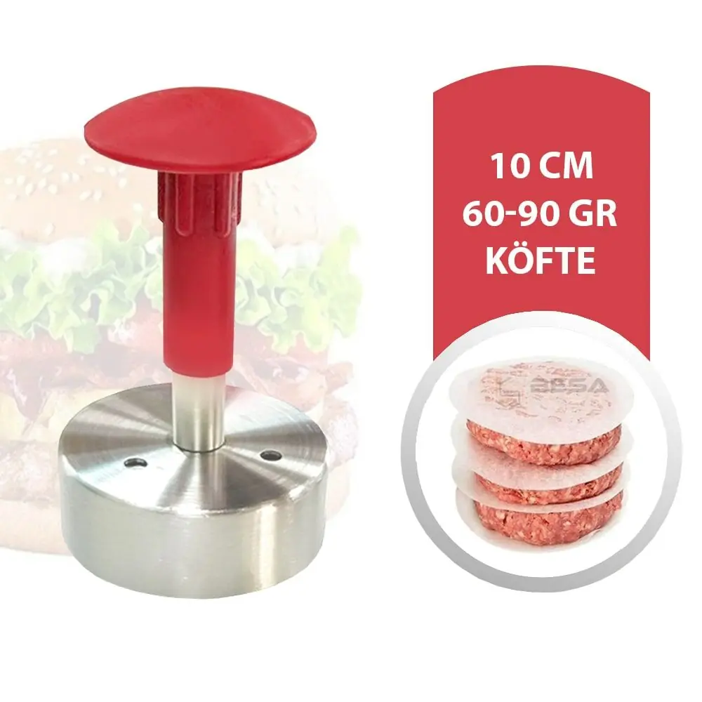 Besa 60-90 Gr 10 Cm Hamburger Köfte Kalıbı