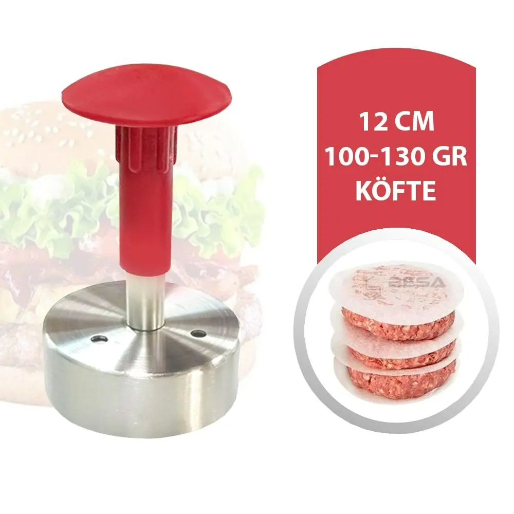 Besa 100-130 Gr 12 Cm Hamburger Köfte Kalıbı