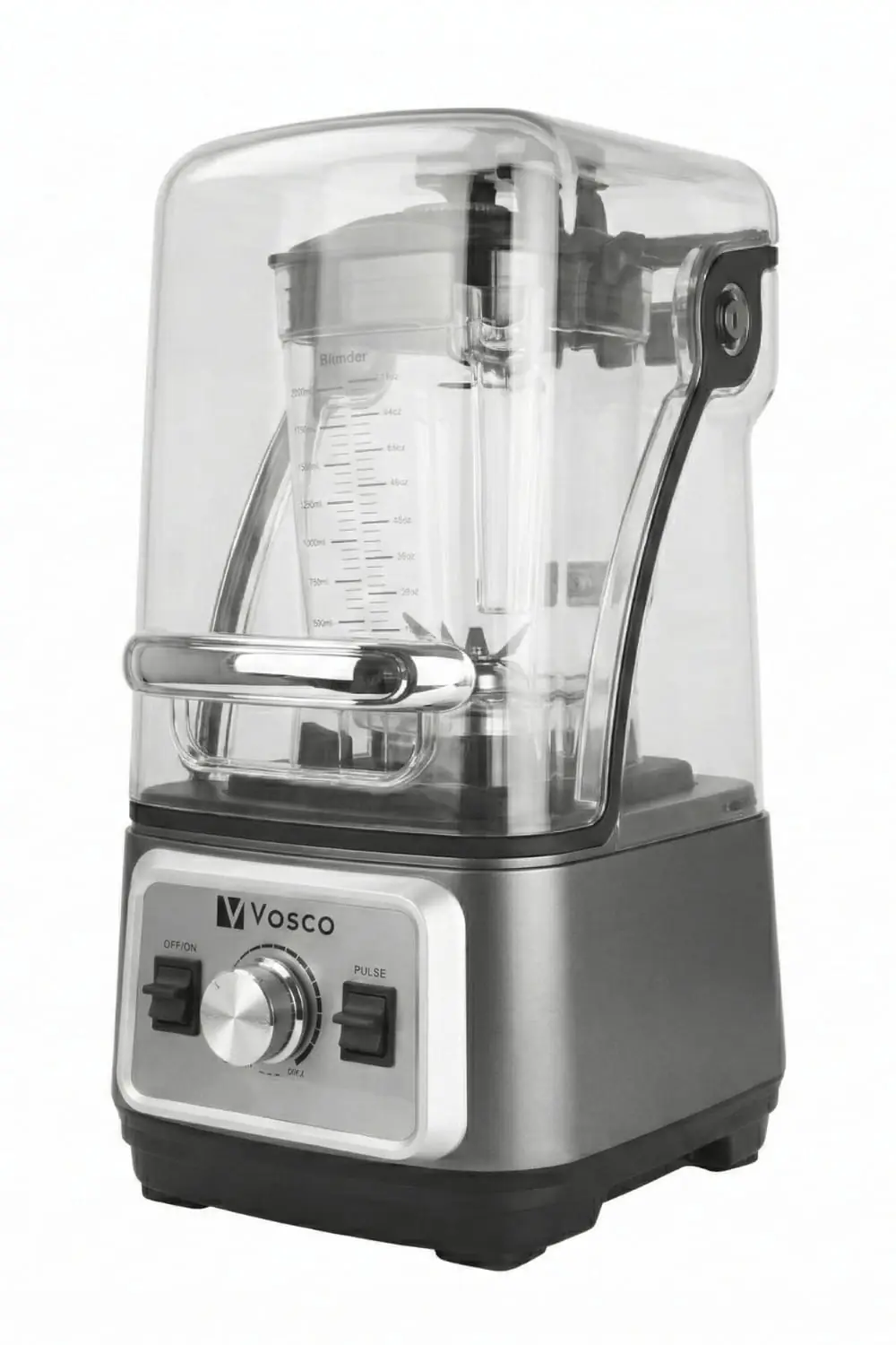 Vosco Profesyonel Blender 2 Lt - 1600W Sessiz Soundproof Kapaklı Blender