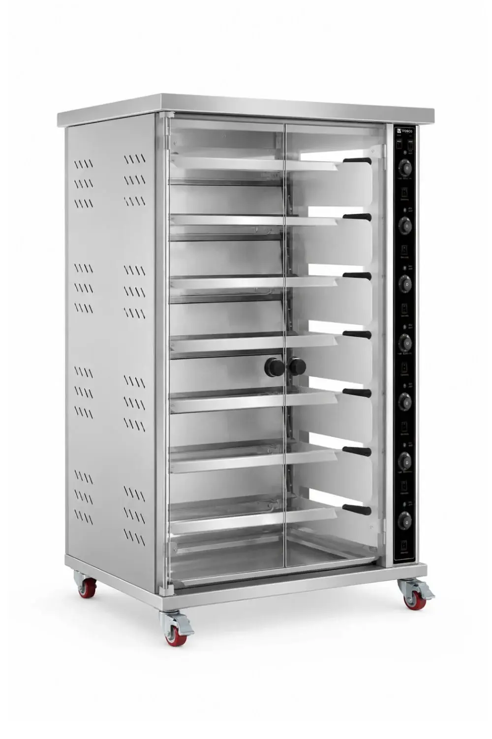 VOSCO 7 Şişli Elektrikli Piliç Çevirme Fırını - 35 Tavuk Kapasiteli Profesyonel Rotisserie Fırın