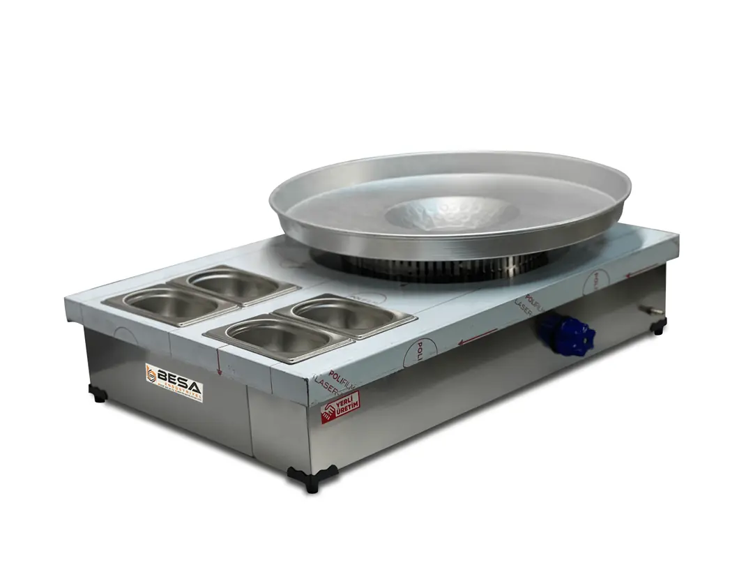 Besa 60x120 4 Garnitürlü Doğalgazlı Tantuni Ocağı