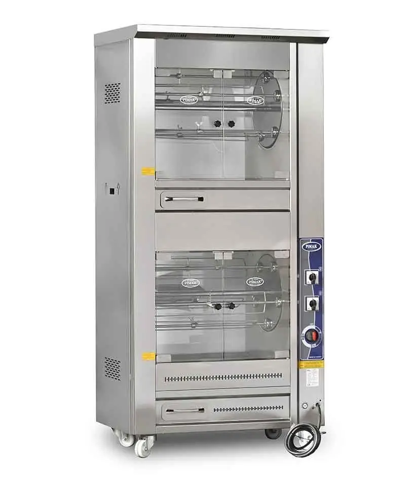 Pimak PI4/M009B Gazlı Tamburlu Piliç Makinesi