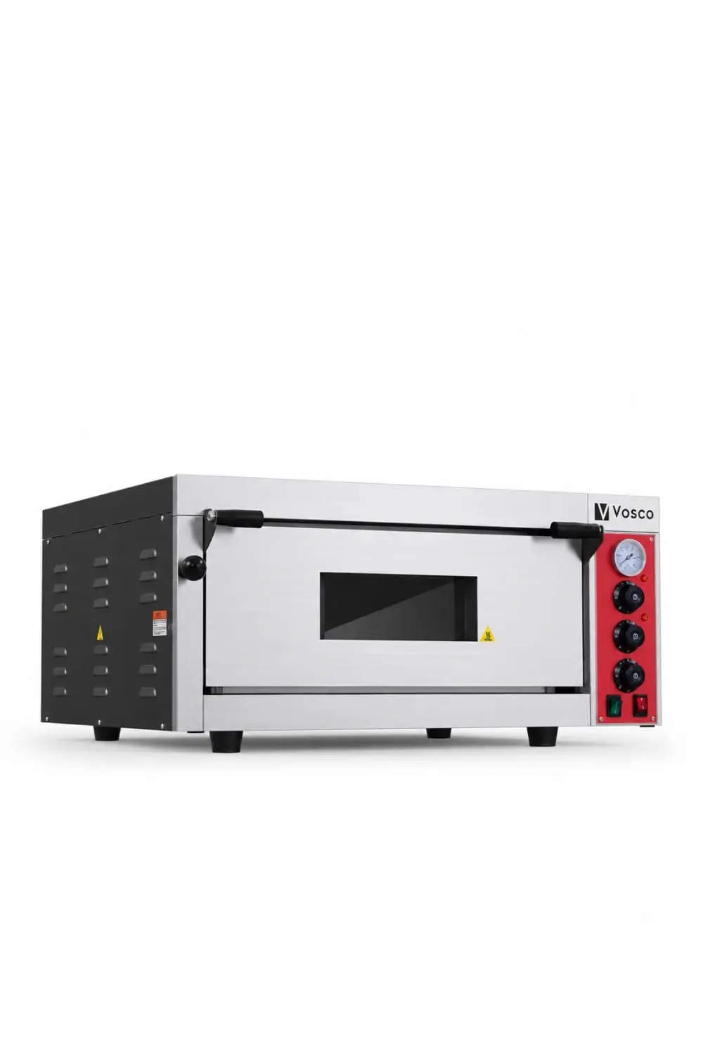Vosco Tek Katlı Pizza Fırını - 2 Pizza Kapasiteli Profesyonel Taş Tabanlı Pizza Fırını